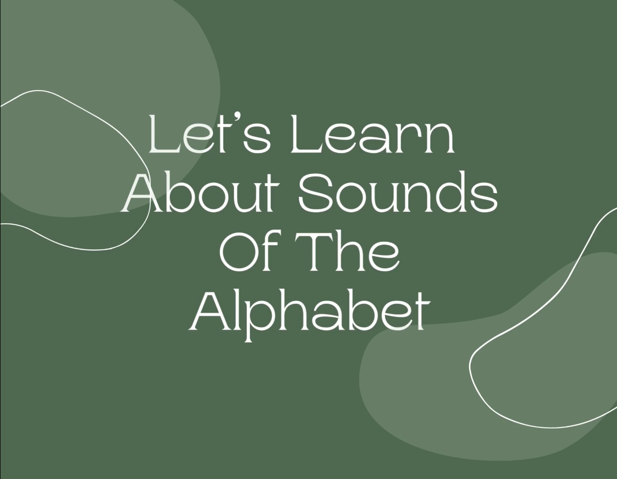 Sounds of the Alphabet